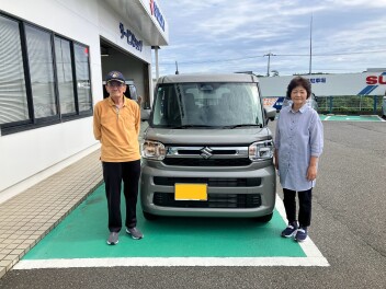 スペーシア　納車させていただきました！